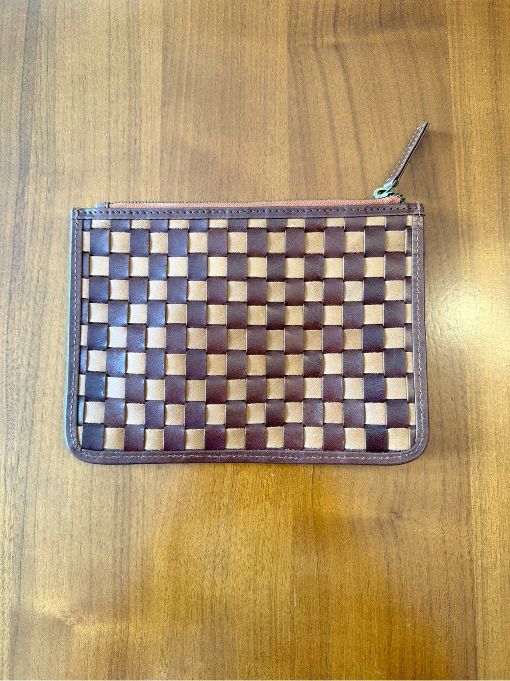 NWOT Bembien Flat Zip Pouch